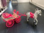 Barbie koets en paard, Verzamelen, Speelgoed, Ophalen, Zo goed als nieuw