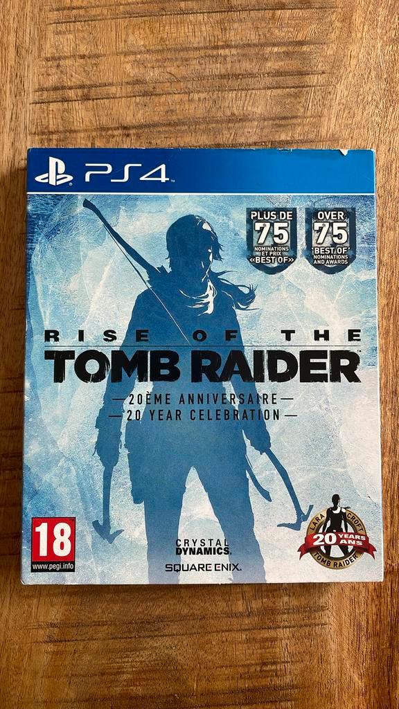 Rise of the Tomb Raider - 20 Year Celebration Edition, Spelcomputers en Games, Games | Sony PlayStation 4, Zo goed als nieuw, Avontuur en Actie