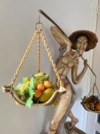 Italiaans beeld met fruitmand, Ophalen of Verzenden