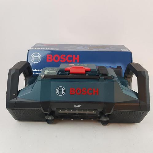 Bosch Professional GPB 18V-2SC DAB+ bouwradio || nu €99.99, Audio, Tv en Foto, Radio's, Gebruikt, Bouwradio, Ophalen of Verzenden