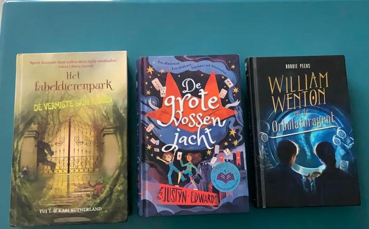 Het fabeldierenpark, De grote vossenjacht, William Wenton, Boeken, Kinderboeken | Jeugd | onder 10 jaar, Zo goed als nieuw, Fictie algemeen