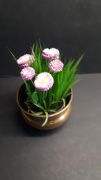 Bloempot van messing op drie pootjes, Antiek en Kunst, Antiek | Koper en Brons, Ophalen of Verzenden, Koper