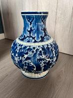 Delft blauwe vaas antiek Porceleyne fles, Ophalen of Verzenden