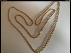 Prachtige nieuw ketting collier Jasseron ,18 karaat goud 750, Verzenden, Nieuw, Goud, Goud