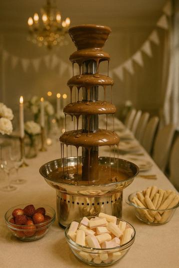 Prachtige grote Chocoladefontein te huur beschikbaar voor biedingen