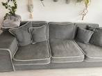 Grijze Stoffen Hoekbank - Gebruikt, Huis en Inrichting, Banken | Bankstellen, Ophalen, 250 tot 300 cm, Gebruikt, Hoekbank