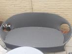 Degelijke Tuinset met Stoelhoezen, Tuin en Terras, Tuinsets en Loungesets, 4 zitplaatsen, Gebruikt, Ophalen of Verzenden, Wicker