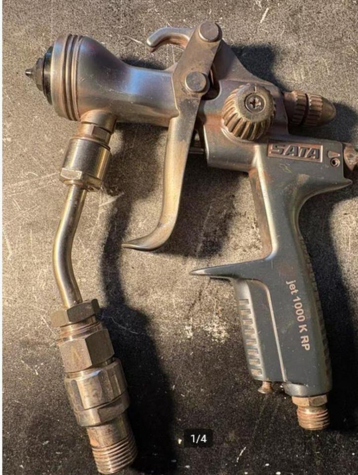 SATA Jet 1000 K RP spuitpistool – gebruikt, Doe-het-zelf en Verbouw, Gereedschap | Handgereedschap, Gebruikt, Ophalen of Verzenden