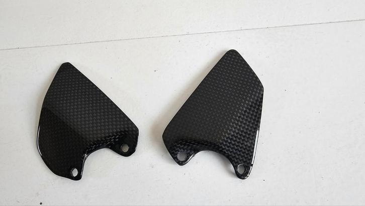 Carbon hielbeschermers schetsplaten Ducati 748 996 998 916., Motoren, Tuning en Styling, Ophalen of Verzenden