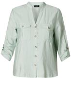 Mint blouse Willemke van Yesta Maat 50 nu €37,50, Kleding | Dames, Grote Maten, Blouse of Tuniek, Ophalen of Verzenden, Y, Y