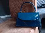 Blauw Lak Handtasje / schoudettas, Ophalen of Verzenden, Gebruikt, Blauw, Handtas