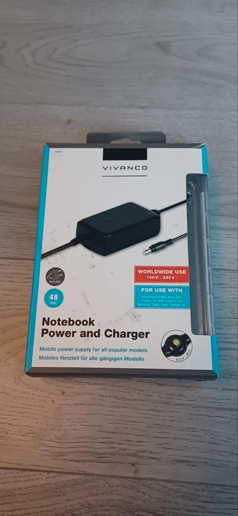 Vivanco Notebook Power Adapter - Nieuw in doos, Computers en Software, Laptop-opladers, Nieuw, Ophalen of Verzenden