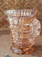 Mooie originele Engelse Art Deco vaas van glas 17,8 cm., Ophalen of Verzenden