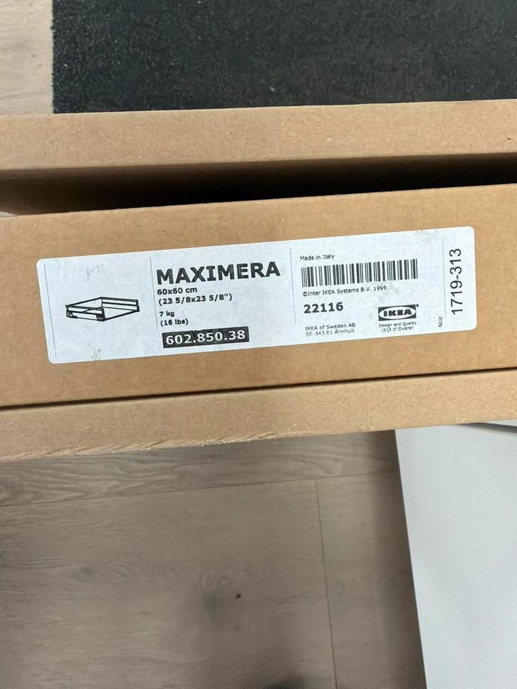 2x IKEA MAXIMERA lades 60x60, Huis en Inrichting, Keuken | Keukenelementen, Nieuw, Minder dan 100 cm, 50 tot 100 cm, 50 tot 75 cm