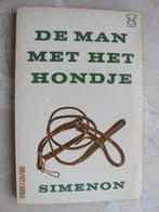 SIMENON de Man met het Hondje Zwarte Beertjes 812 1965 IZGS, Gelezen, België, Ophalen of Verzenden, Georges Simenon