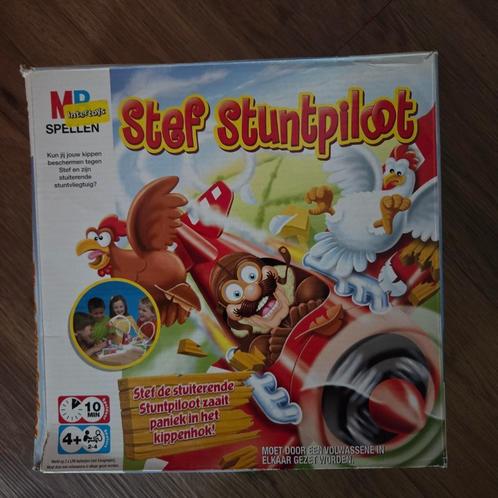 Spel Stef Stuntpiloot, Hobby en Vrije tijd, Gezelschapsspellen | Bordspellen, Gebruikt, Drie of vier spelers, Ophalen