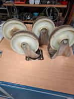 Kunstof wielen., Doe-het-zelf en Verbouw, Zwenkwielen, Ophalen