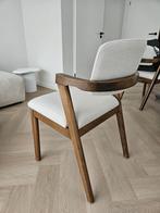 Japandi eetkamerstoelen Clive – set van 5 te koop., Ophalen, Zo goed als nieuw, Wit, Vijf, Zes of meer stoelen