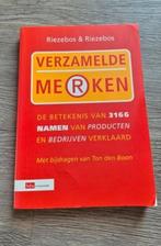 Verzamelde merken - Marketing - Riezebos, Ophalen, Zo goed als nieuw, Economie en Marketing