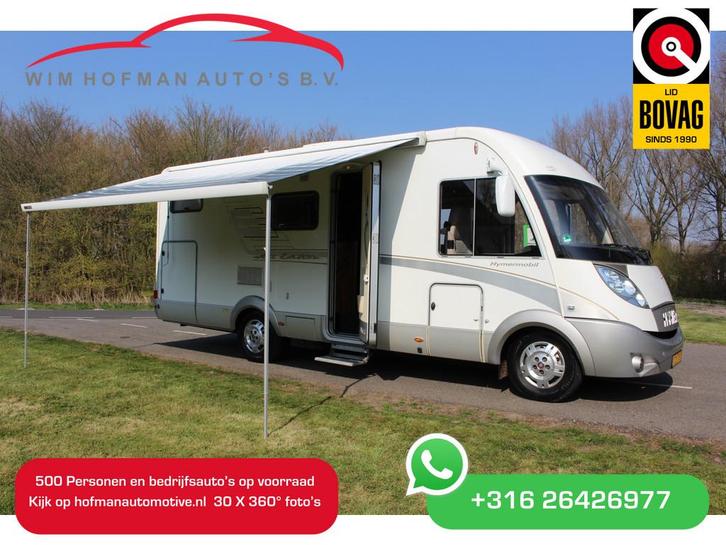 Hymer B 674 SL 130kw 177 Pk 6 Pers. Camera Autom. stempels, Caravans en Kamperen, Verhuur