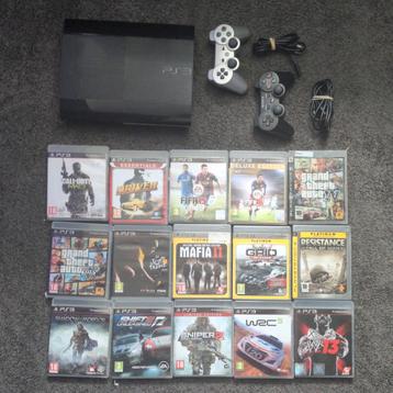 PlayStation 3 Super Slim inclusief veel toebehoren! beschikbaar voor biedingen