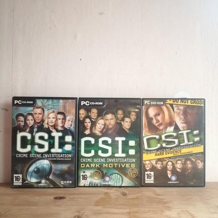 CSI: Crime Scene Investigation Collection - PC Game(s), Spelcomputers en Games, Games | Pc, Gebruikt, Role Playing Game (Rpg)