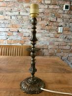 Prachtige vintage tafellamp goud brons kleurig, Huis en Inrichting, Lampen | Tafellampen, Ophalen, Gebruikt, Minder dan 50 cm
