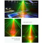 DJLIcht mini laser met RG met 128 patronen en voet, Geluidgestuurd, ., Nieuw, Ophalen of Verzenden