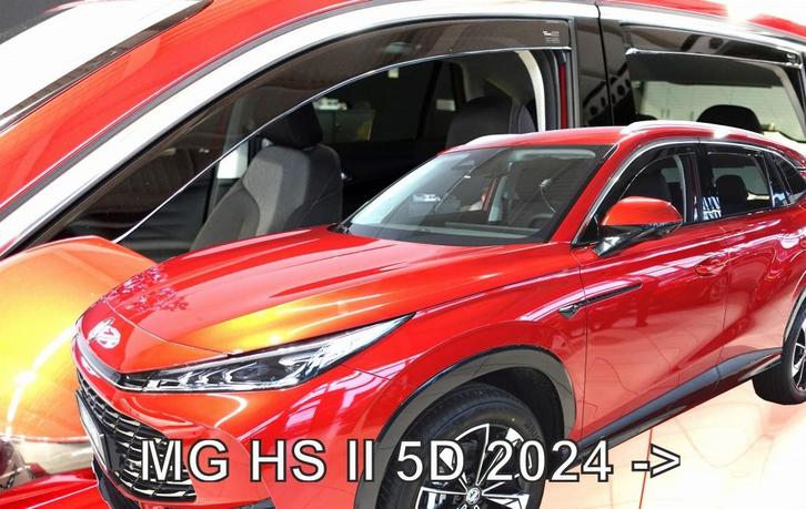 Zijwindschermen MG raamspoilers donker getint oa HS ZS EV, Auto diversen, Auto-accessoires, Nieuw, Ophalen of Verzenden