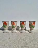 Vintage bekers wildflower klaproos Fabrique en Corée, Keramiek, Ophalen of Verzenden, Zo goed als nieuw, Kom(men)