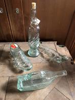 Drank bad- drankflessen in bijzondere vormen, Huis en Inrichting, Woonaccessoires | Vazen, Gebruikt, Wit, Ophalen of Verzenden