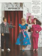 Patronen Barbie + Ken: Tuniek/jasje, Broek, Jurk, Pak etc., Hobby en Vrije tijd, Kledingpatronen, Ophalen of Verzenden, Zo goed als nieuw