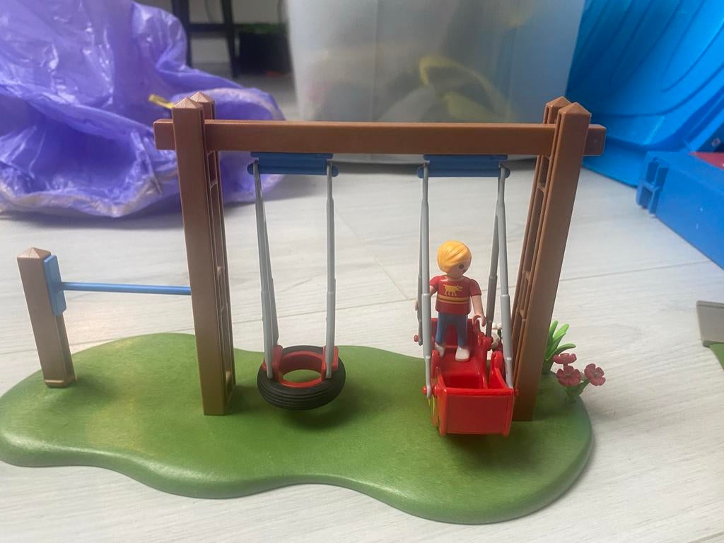 Playmobil Speeltuin 5024 - Compleet met Figuren & Voertuigen, Kinderen en Baby's, Speelgoed | Playmobil, Gebruikt, Complete set