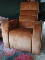 Relaxfauteuil electrisch, Velours/Velvet, Huis en Inrichting, Stoelen, Ophalen, Overige kleuren, Sfeervol, Zo goed als nieuw