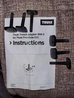 Thule T-rack adapter 889-2 (2x)!, Auto diversen, Dakdragers, Ophalen of Verzenden, Zo goed als nieuw