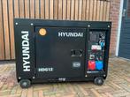 Hyundai HDG12 generator, Doe-het-zelf en Verbouw, Aggregaten, Ophalen of Verzenden, Geluidgedempt, Dieselolie, 5 tot 10 kVA