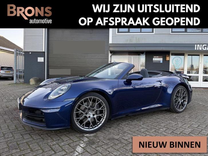 Porsche 911 Cabrio 3.0 Carrera Stoel koeling l Sport uitlaat, Auto's, Porsche, Bedrijf, Te koop, ABS, Achteruitrijcamera, Adaptive Cruise Control