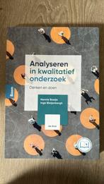 Inge Bleijenbergh - Analyseren in kwalitatief onderzoek, Ophalen of Verzenden, Zo goed als nieuw, Inge Bleijenbergh; Hennie Boeije