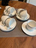 Douwe Egberts Kop en Schotel Set - 7 stuks Vaatwasbestendig, Gebruikt, Ophalen of Verzenden, Effen, Kop(pen) en/of Schotel(s)