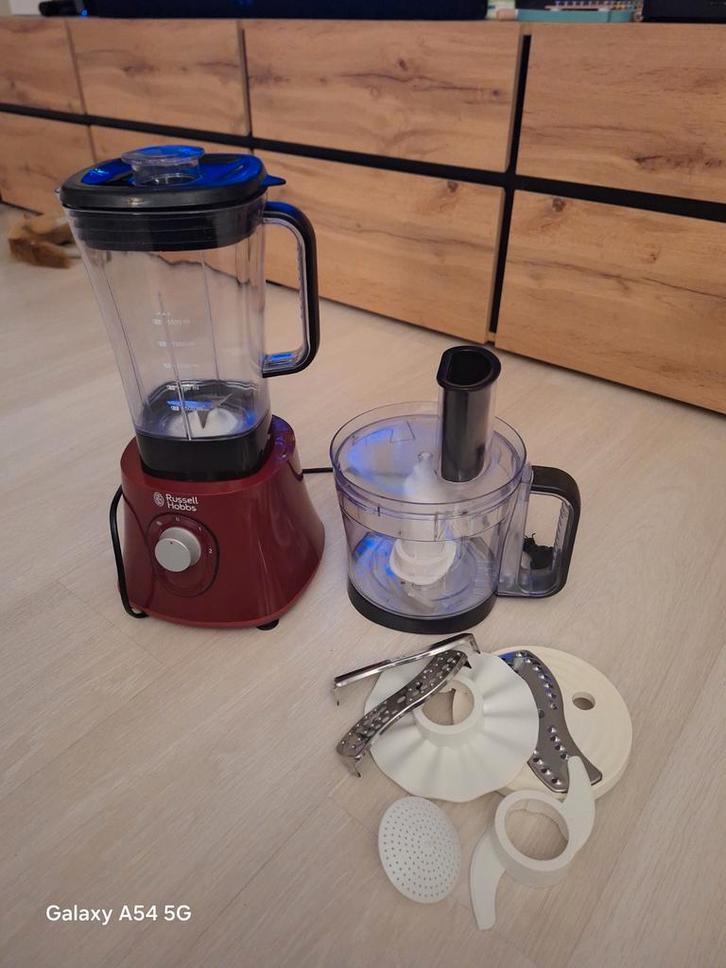 Russell Hobbs Keukenmachine, Witgoed en Apparatuur, Keukenmixers, Zo goed als nieuw, 2 tot 3 liter, 3 snelheden of meer, Vaatwasserbestendig