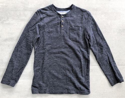 Shirt lange mouw blauw-grijs mt 146-152 H&M, Kinderen en Baby's, Kinderkleding | Maat 146, Gebruikt, Jongen, Shirt of Longsleeve