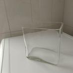 Glazen accubak, Huis en Inrichting, Woonaccessoires | Vazen, Ophalen of Verzenden, Glas, Minder dan 50 cm