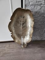 Countryfeeld massief goudkleurige decoratie blad, Huis en Inrichting, Woonaccessoires | Boeddhabeelden, Ophalen of Verzenden, Zo goed als nieuw