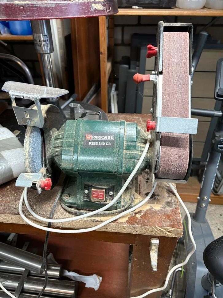 Parkside Bandschuurmachine PSBS 240 C2, Doe-het-zelf en Verbouw, Gereedschap | Schuurmachines, Gebruikt, Bandschuurmachine, Minder dan 600 watt