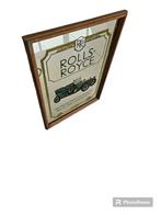 Rolls-Royce - Rolls Royce reclamespiegel - Glas, Hout, 50 tot 100 cm, Minder dan 100 cm, Rechthoekig, Ophalen of Verzenden