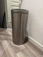 Brabantia prullenbak, Ophalen, Zo goed als nieuw, Rvs, 50 tot 75 cm