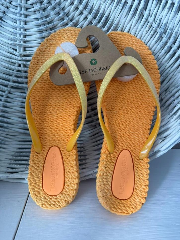 NIEUW > Ilse Jacobsen Slippers / Oranje / Maat 40, Kleding | Dames, Schoenen, Nieuw, Slippers, Oranje, Verzenden