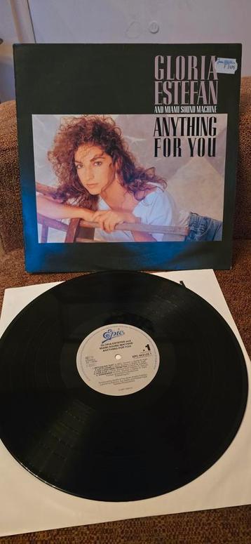 Lp/elpee  Gloria estafan.  Anything for you beschikbaar voor biedingen