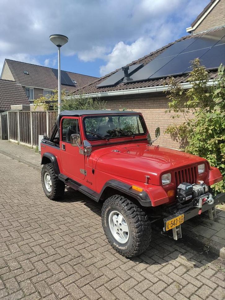 Jeep 1987 Rood volgend jaar belastingvrij, Auto's, Jeep, Bedrijf, Benzine, Cabriolet, Geïmporteerd, Rood, Ophalen