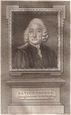 Portret Bavius Voorda Hoogleeraar in de Regten 1798 Vinkeles, Antiek en Kunst, Kunst | Etsen en Gravures, Ophalen of Verzenden